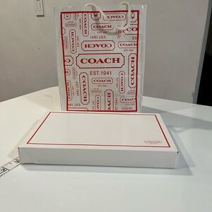 Coach Gift Bag and Box Set